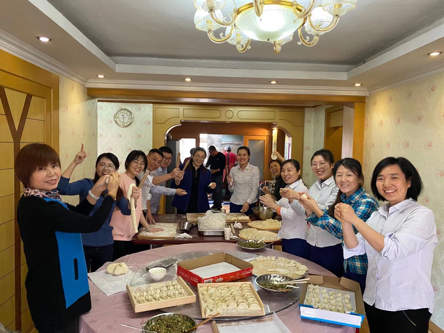 餃香四溢 情暖人心-----集團(tuán)公司冬至活動