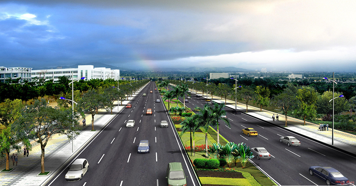 石家莊市鹿泉區(qū)北斗路景觀提升工程